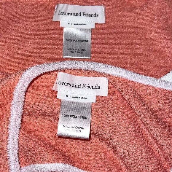 Lovers + Friends Kalitta Top and Mini Skirt Outfit Terrycloth Set Women’s Medium - Picture 6 of 8